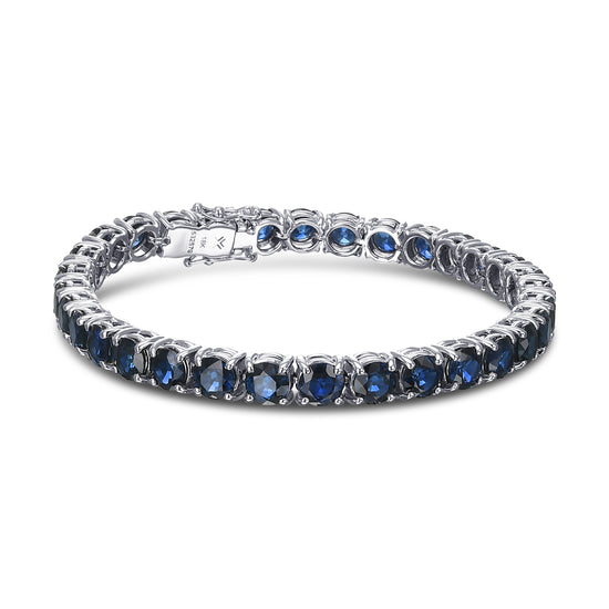 Classic Round Sapphire Tennis Bracelet