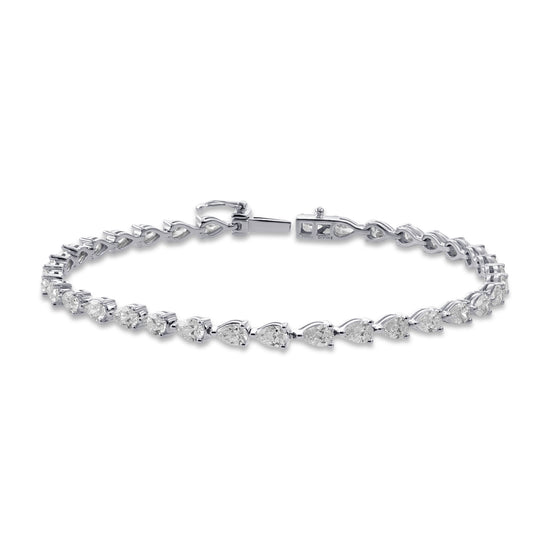 Pear Diamond Bracelet