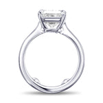Classic Solitaire Emerald-cut Diamond Ring