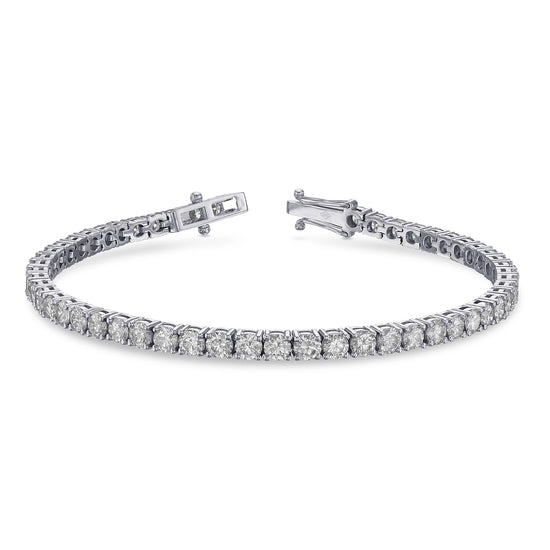 Brilliant Diamond Prong Tennis Bracelet