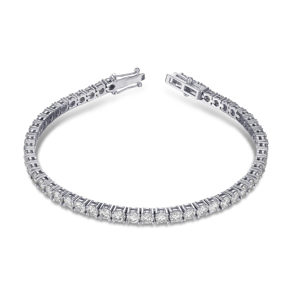 Brilliant Diamond Prong Tennis Bracelet