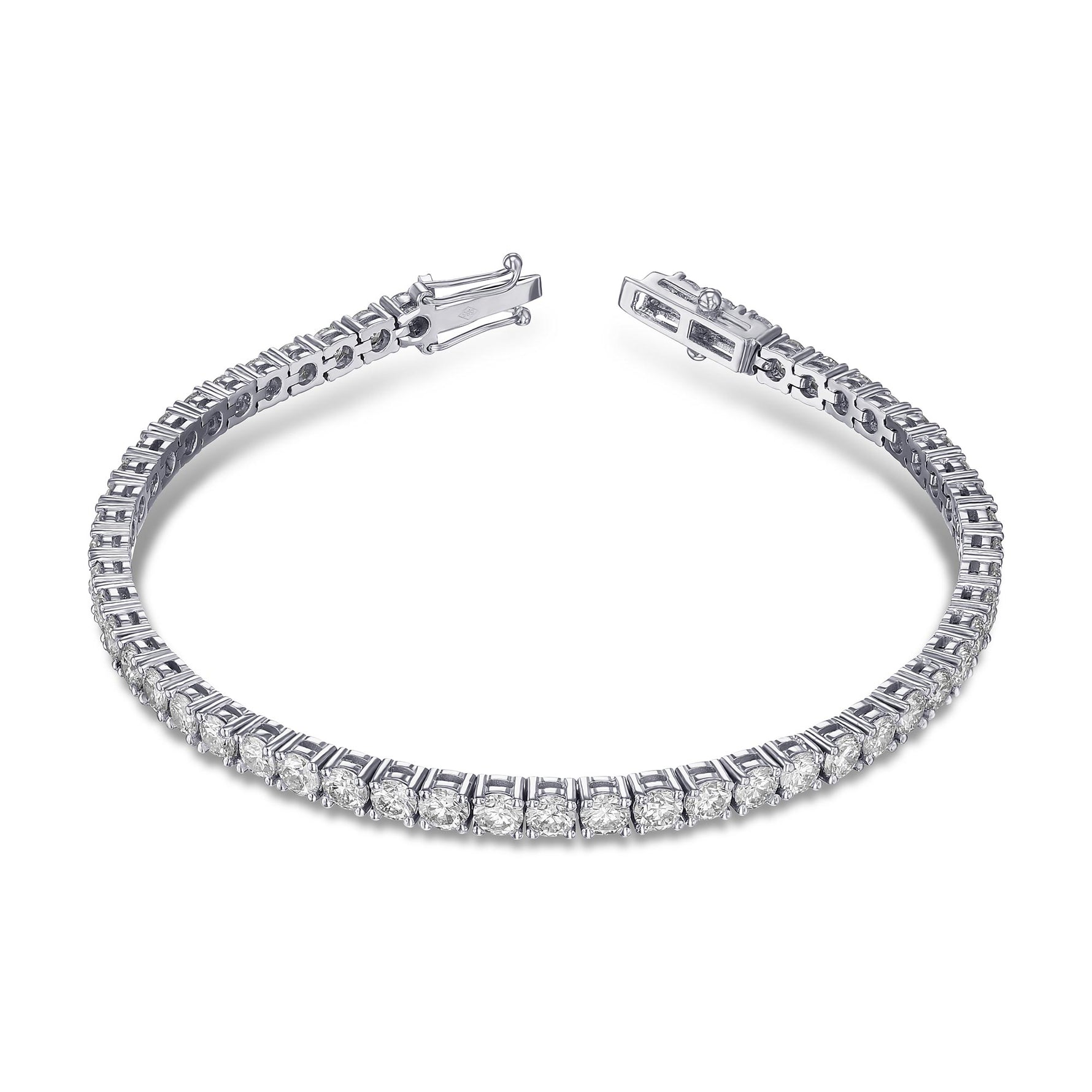 Brilliant Diamond Prong Tennis Bracelet