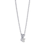 Round Brilliant Solitaire Diamond Pendant