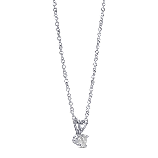 Round Brilliant Solitaire Diamond Pendant