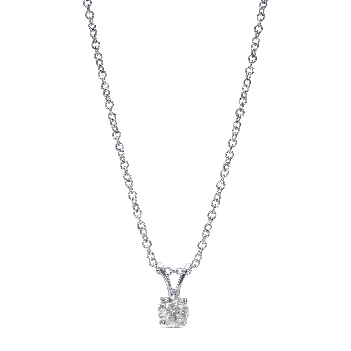 Round Brilliant Solitaire Diamond Pendant