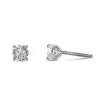 Round Brilliant Diamond Stud Earrings