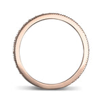 Fancy Light Pink Round Brilliant Diamond Band Ring