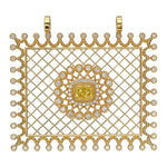 Fancy Intense Yellow Cushion Diamond Pendant