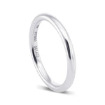 2MM- Comfort Fit Domed Wedding Band