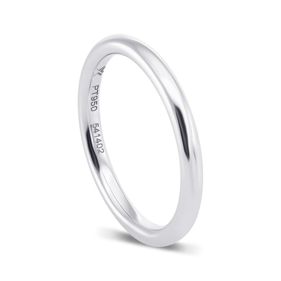 2MM- Comfort Fit Domed Wedding Band