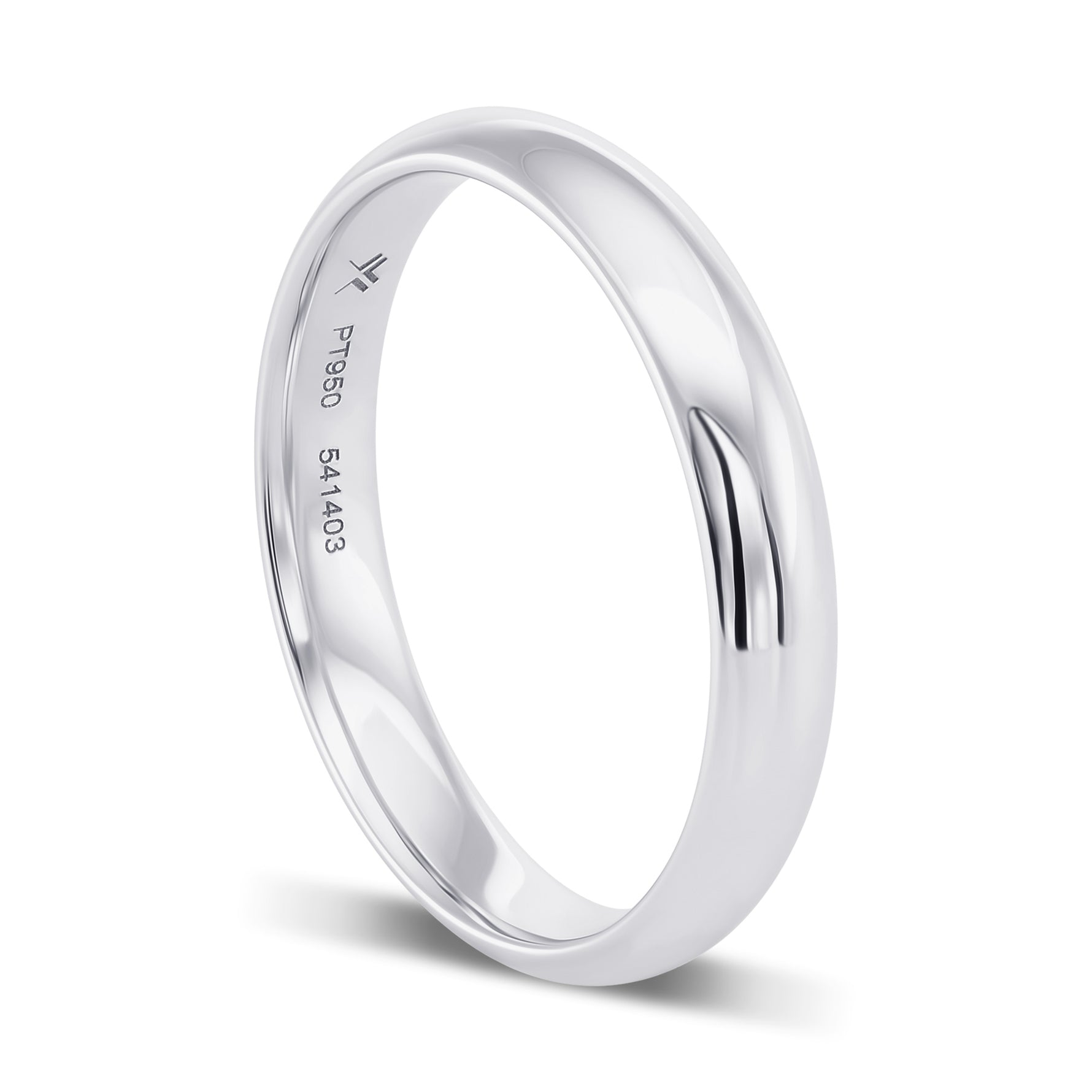 4MM- Comfort Fit Domed Wedding Band