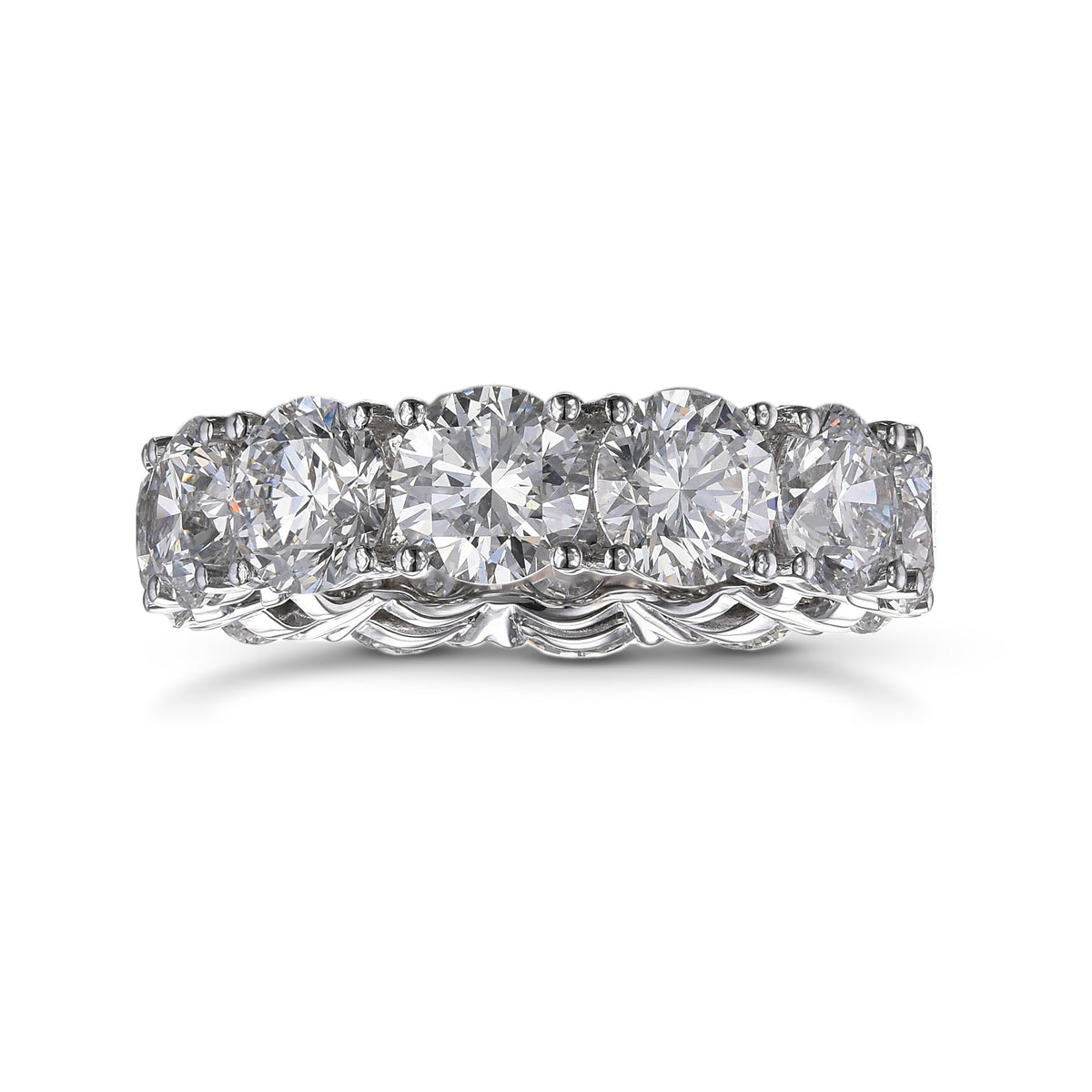Round Brilliant Diamond Full Eternity Ring