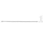Round White Diamond Tennis Bracelet