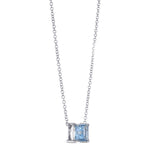 Aquamarine Solitaire Pendant