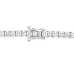Round White Diamond Tennis Bracelet