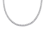 White Diamond Tennis Necklace