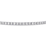 Round White Diamond Tennis Bracelet