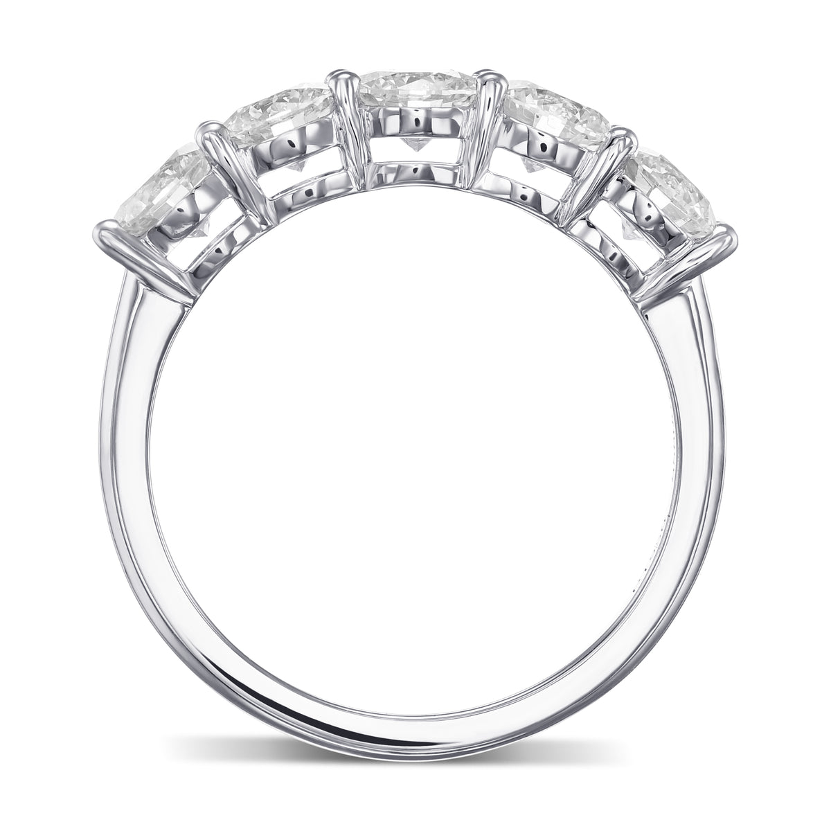 Round Brilliant Diamond Band