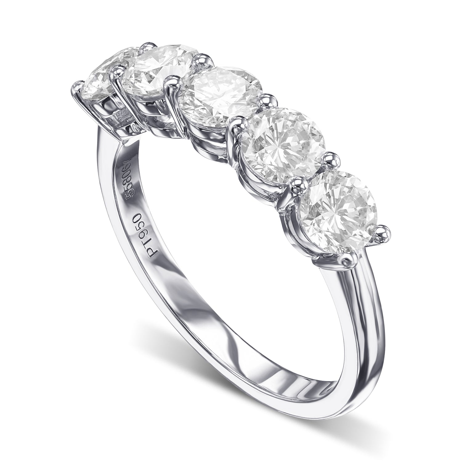 Round Brilliant Diamond Band