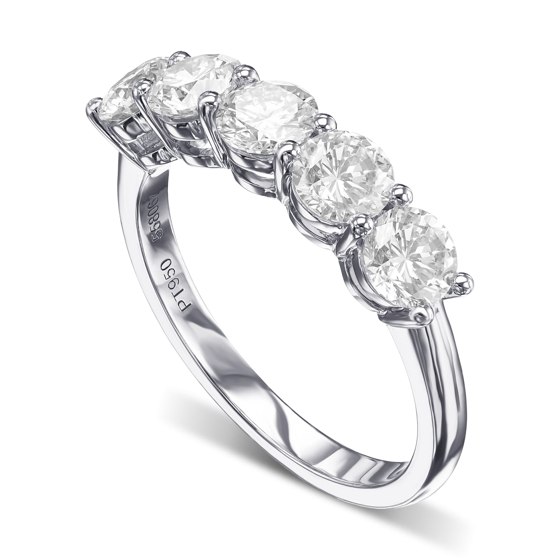 Round Brilliant Diamond Band