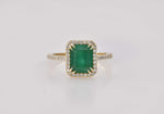 [FANTASY] Cushion Halo Ring