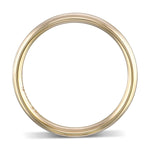  Comfort Fit Domed Yellow Gold Wedding Band