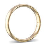  Comfort Fit Domed Yellow Gold Wedding Band