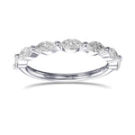 Marquise Diamond Wedding Band
