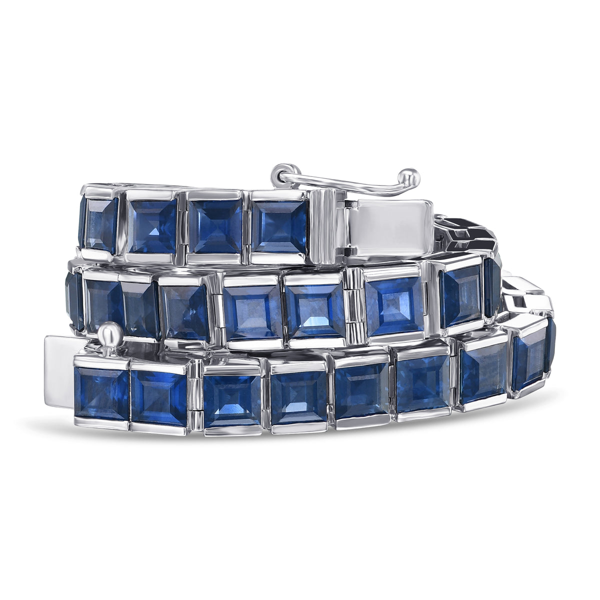 Princess Sapphire Tennis Bracelet 