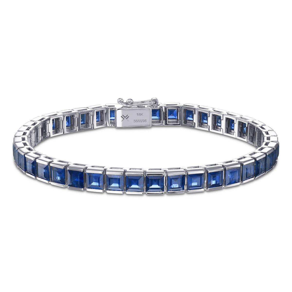 Princess Sapphire Tennis Bracelet 