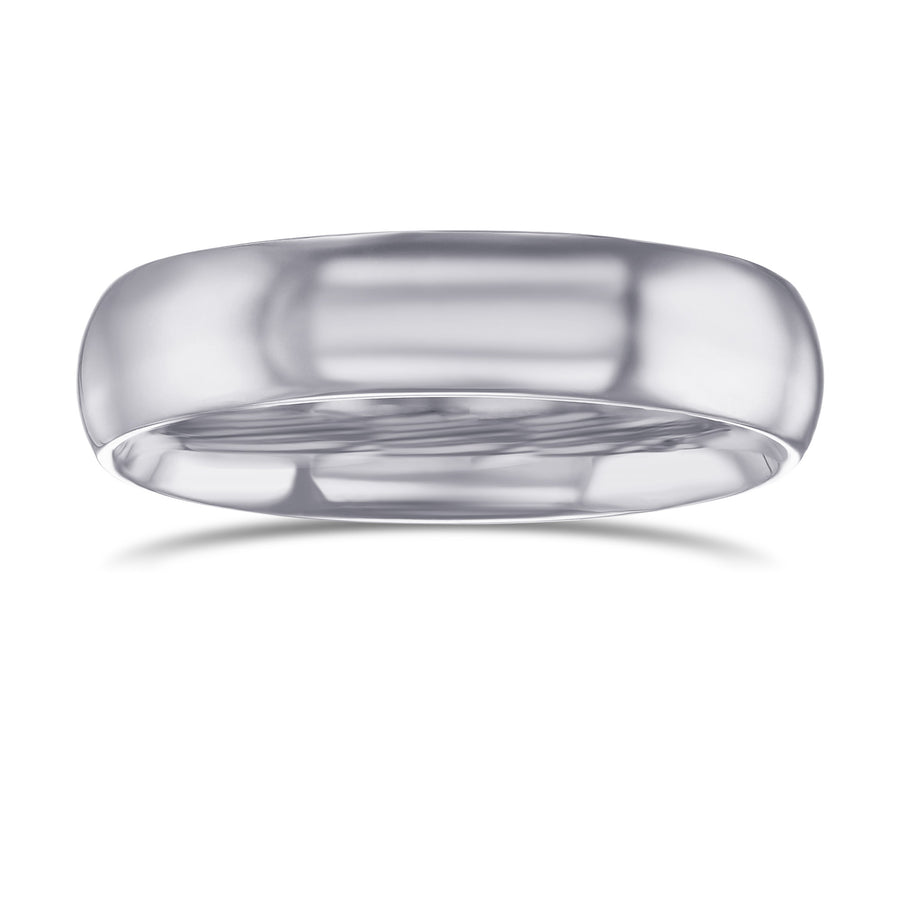 Comfort Fit Domed Wedding Band