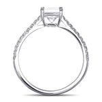 Princess & Pink Side Stone Diamond Ring 