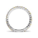 Multicolored Diamond Stackable Band Ring