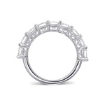 Cushion Half Eternity Diamond Band 