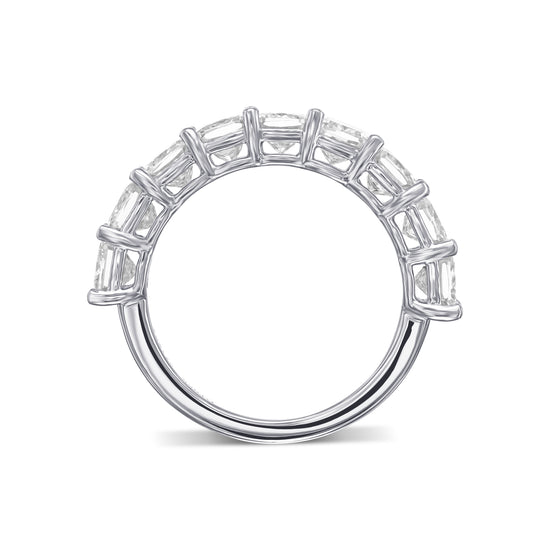 Cushion Half Eternity Diamond Band 