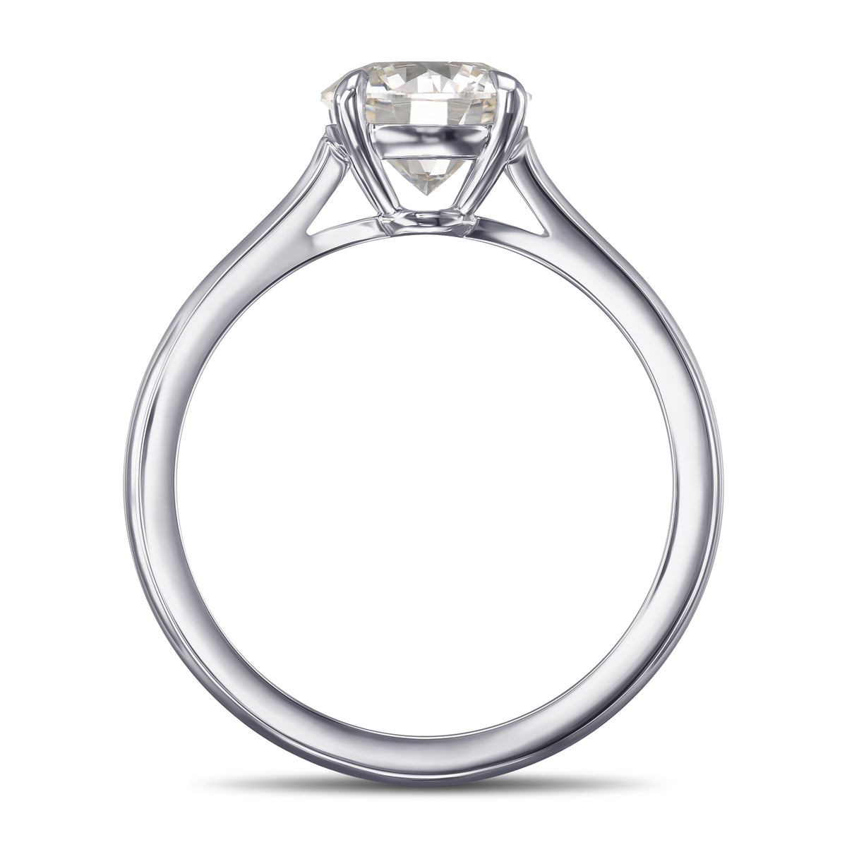 Round Solitaire Diamond Ring
