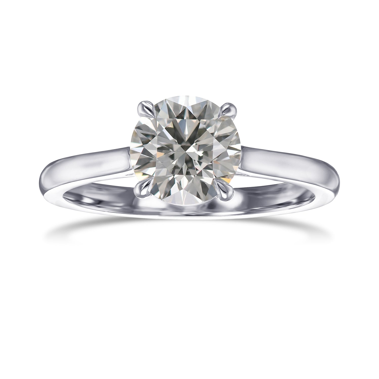 Round Solitaire Diamond Ring