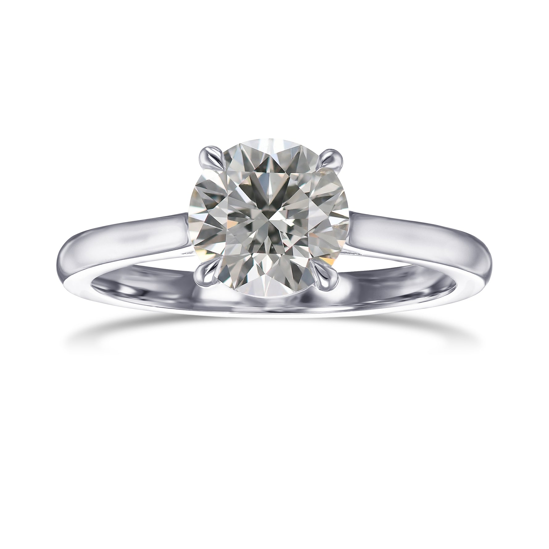 Round Solitaire Diamond Ring