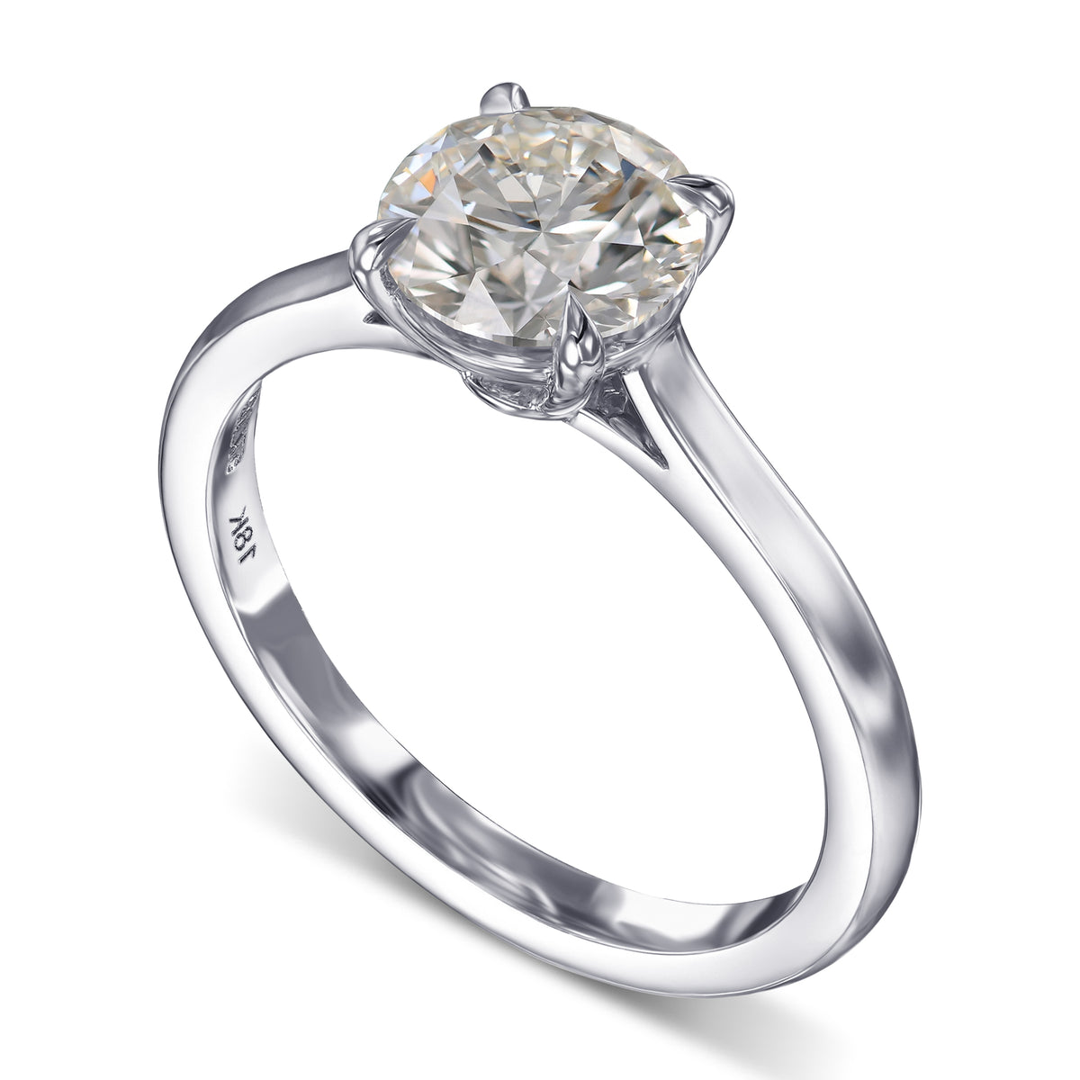 Round Solitaire Diamond Ring