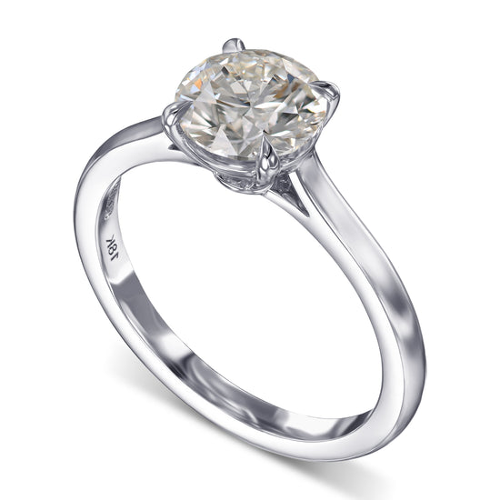 Round Solitaire Diamond Ring