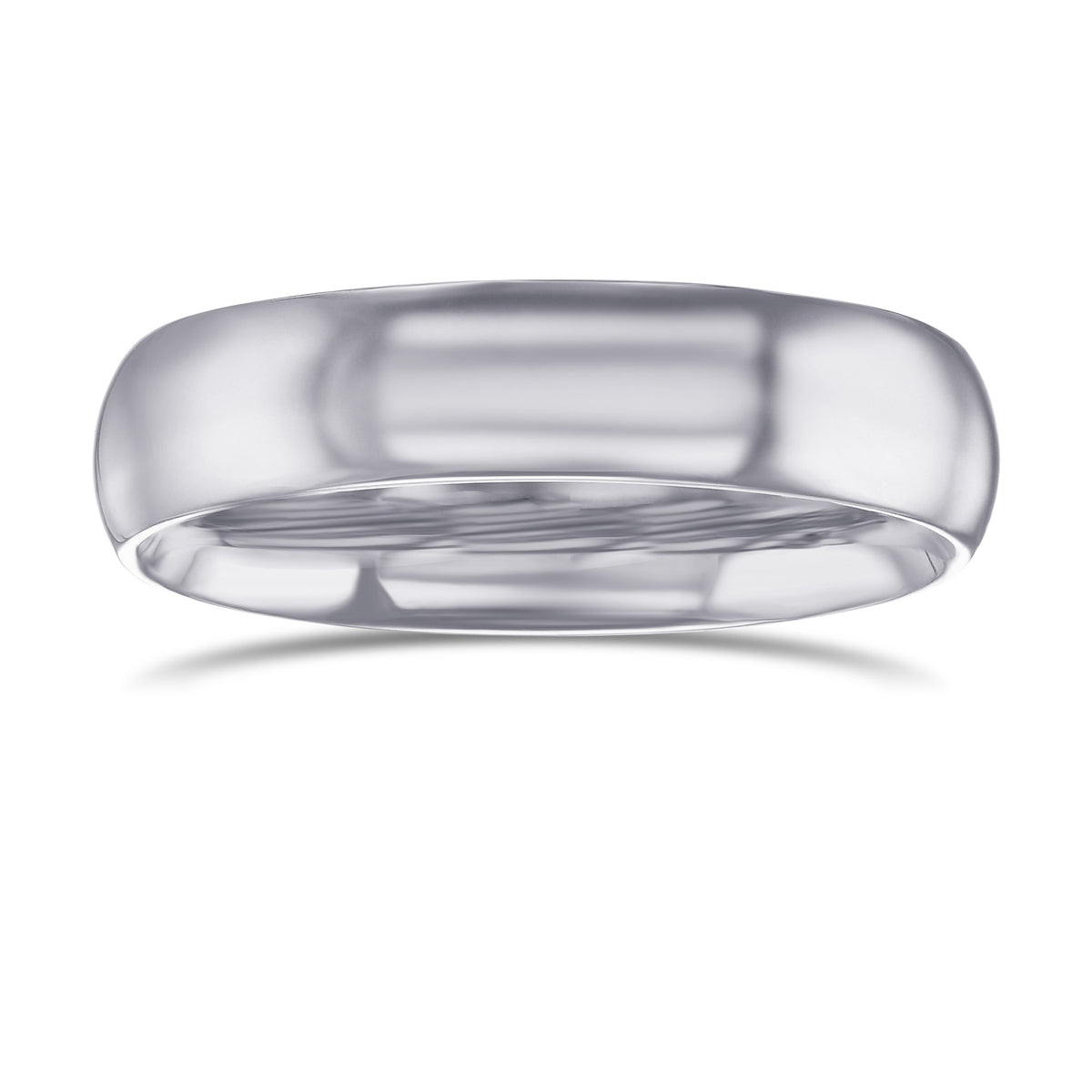 Comfort Fit Domed Wedding Band