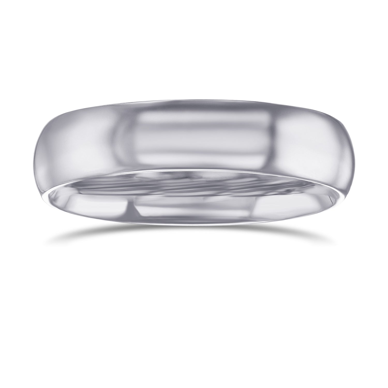 Comfort Fit Domed Wedding Band