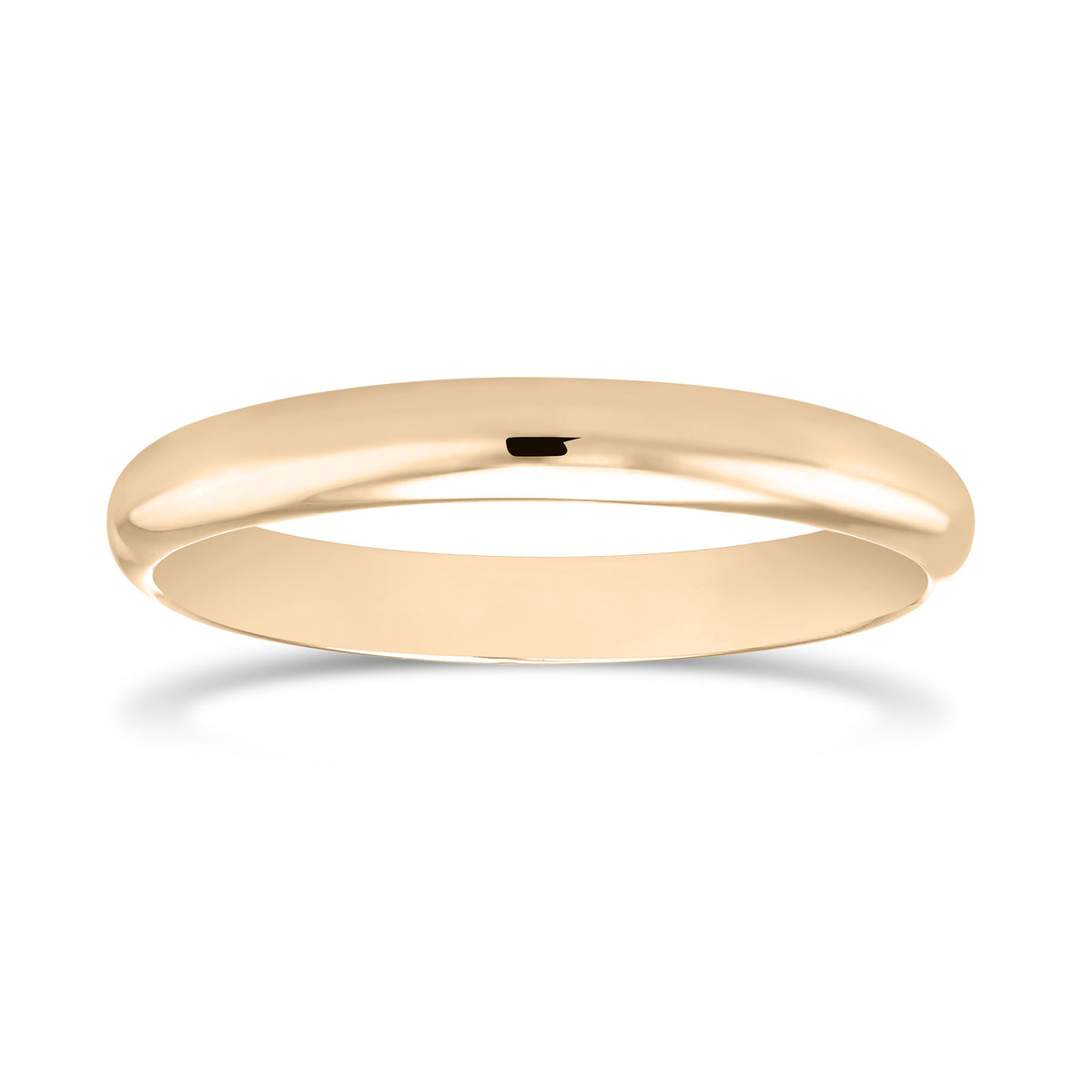 Comfort Fit Domed Wedding Band