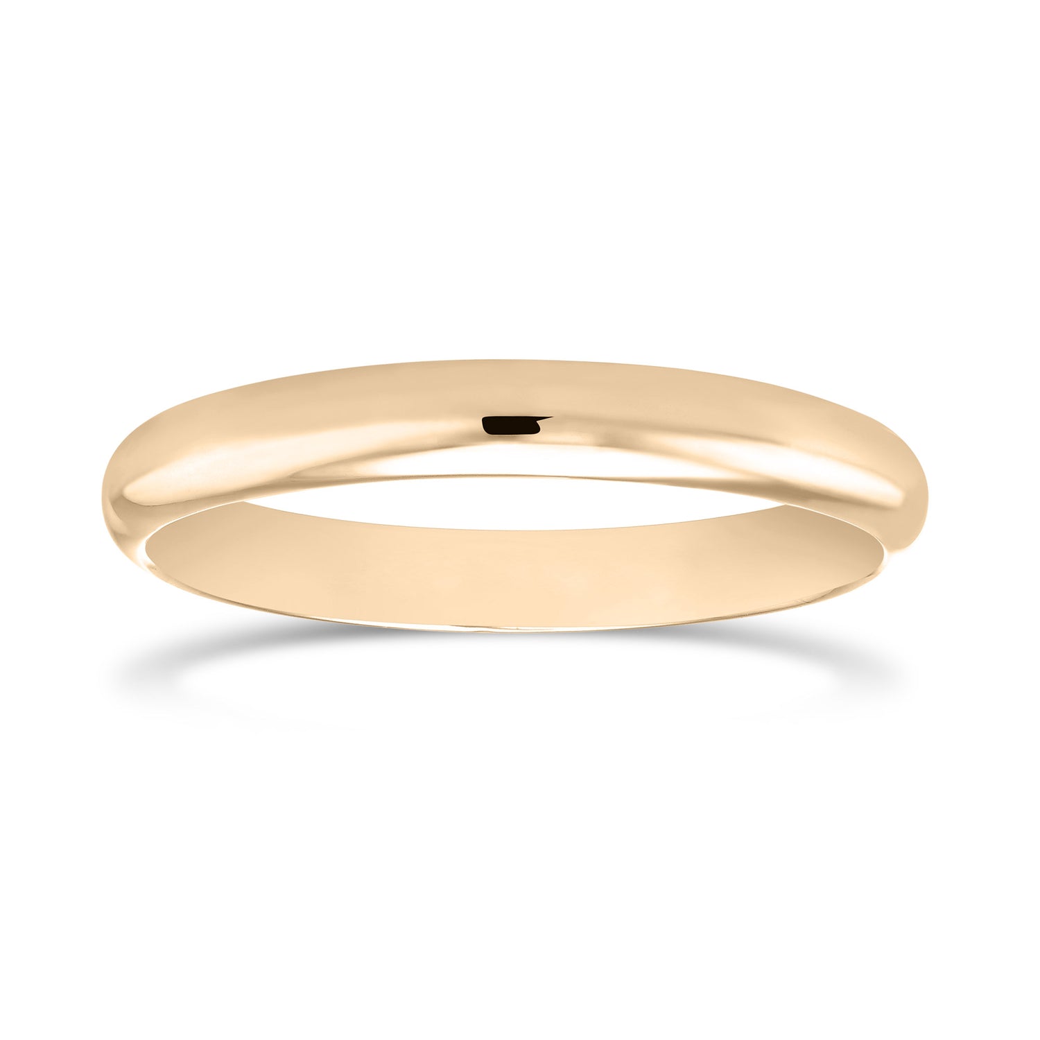 Comfort Fit Domed Wedding Band