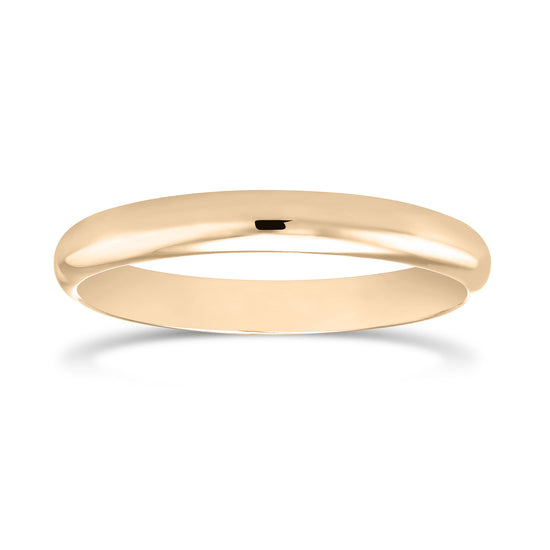 Comfort Fit Domed Wedding Band