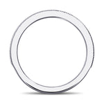 Milgrain Half Eternity Diamond Ring