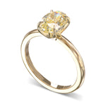 Fancy Light Yellow Diamond Solitaire Ring