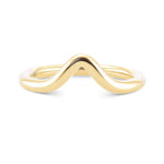 Contoured Yellow Gold Wedding Band 