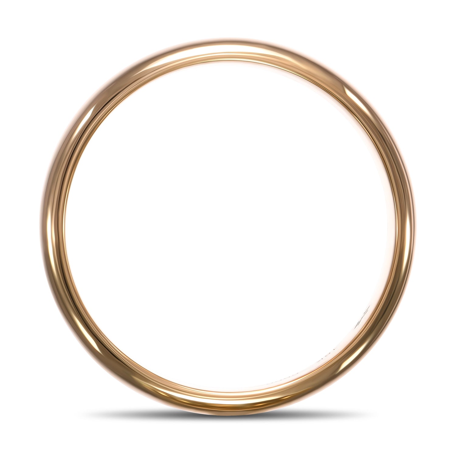 Yellow Gold Domed Wedding Band