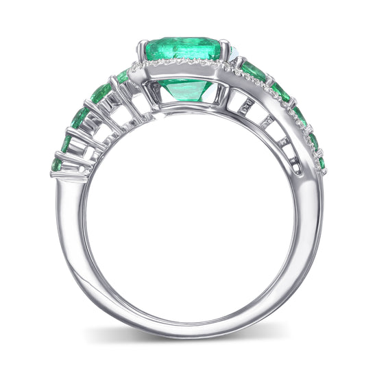 Couture Muzo Emerald and Diamond Ring